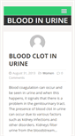 Mobile Screenshot of bloodintheurine.net