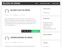 Tablet Screenshot of bloodintheurine.net